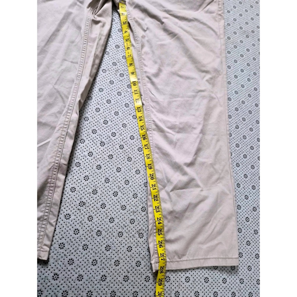 NWT Weatherproof Men Beige Casual Pant WithBelt RelaxelFit OutdoorTrousers 40x30 - Picture 8 of 9